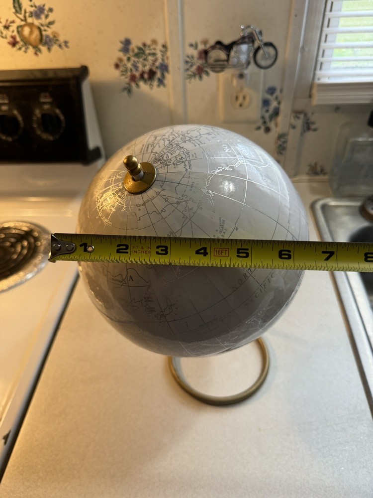 Legend International Boundary White World Globe
