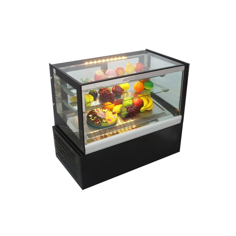 Refrigerated Cake Showcase 35.4"Right Angle Show Case W/Defogging Function 220V