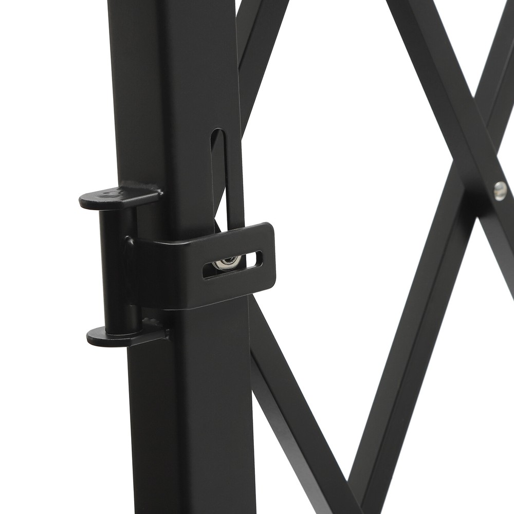 Expandable Folding Security Gate - Wall Mounted, 48"x71" for Maximum Safety
