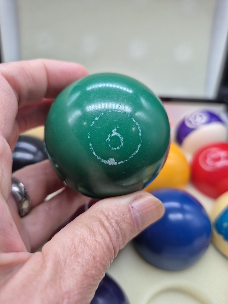 Vtg Pool Ball Set