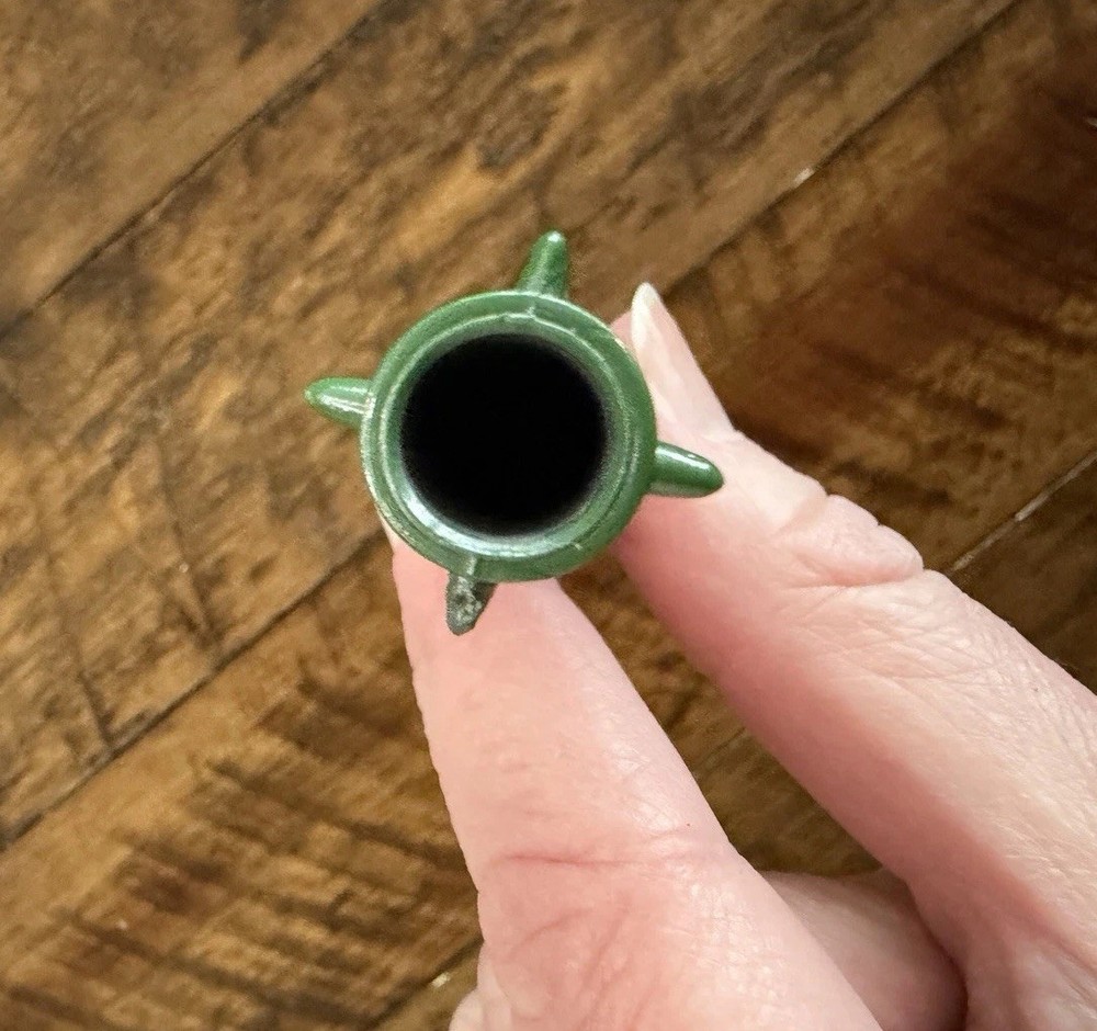 Vintage A. W. FABER Drafting Pencil Sharpener Precision Pointer Untested Green