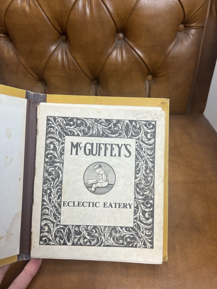 1994 McGuffey's Eclectic Eatery Restaurant Menu
