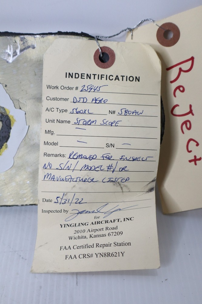 Avionics Stormscope Antenna