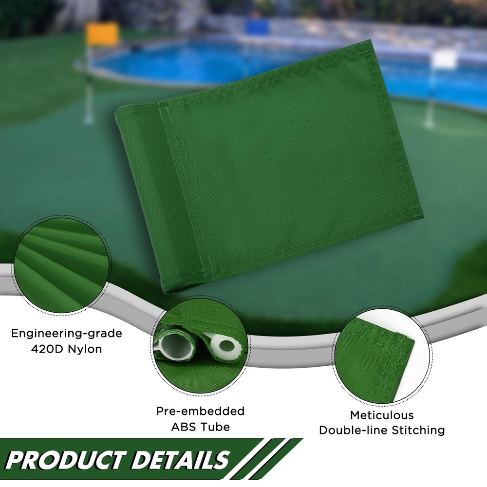 Mini Putting Green Flags for Backyard Practice