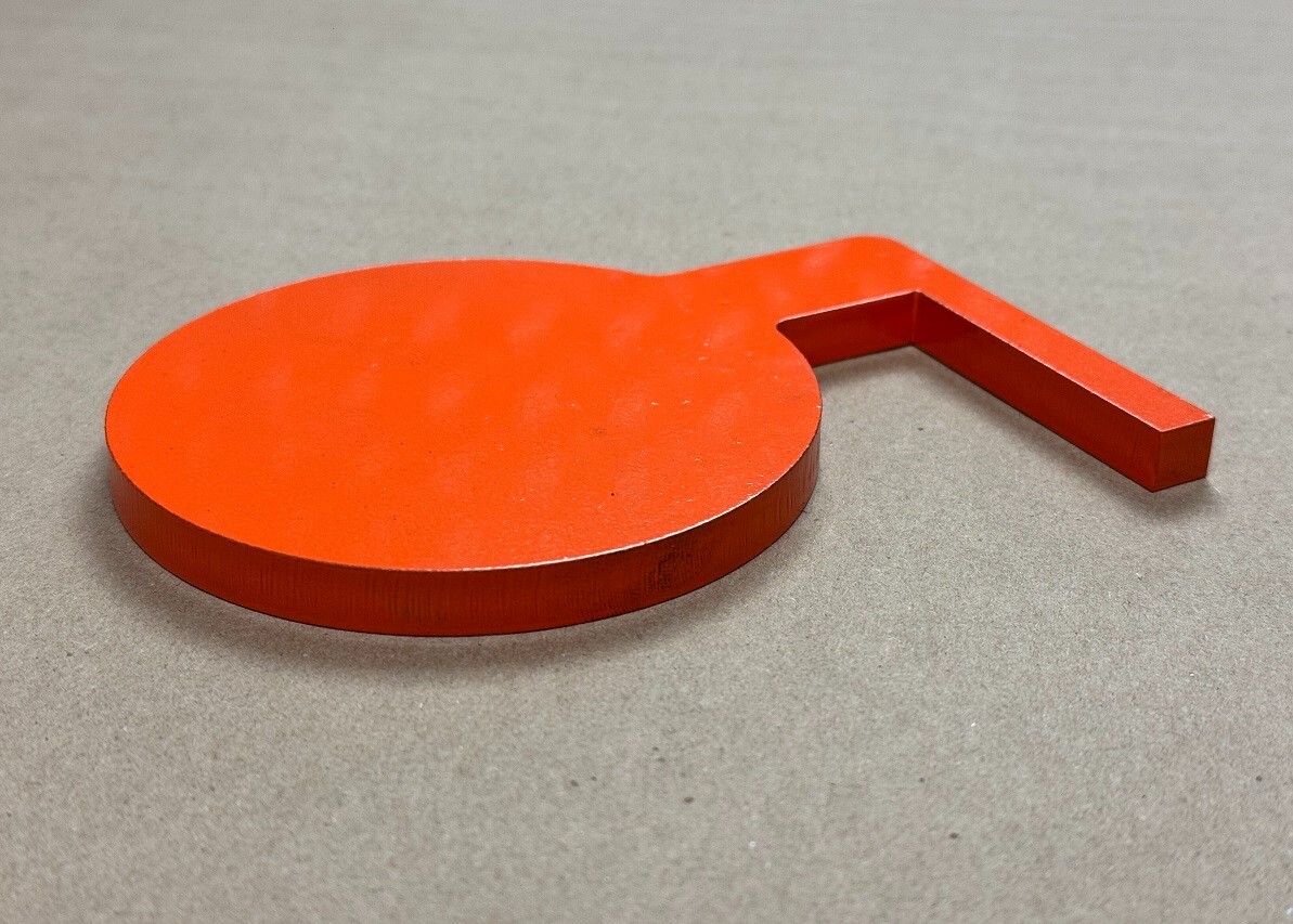 [SR] 3/8" Steel Dueling Tree Reactive Target 10"x18" Torso with 3 Swivel Paddles