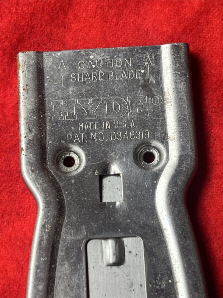 VINTAGE HYDE RAZOR EDGE SCRAPER TOOL - USA (k10)