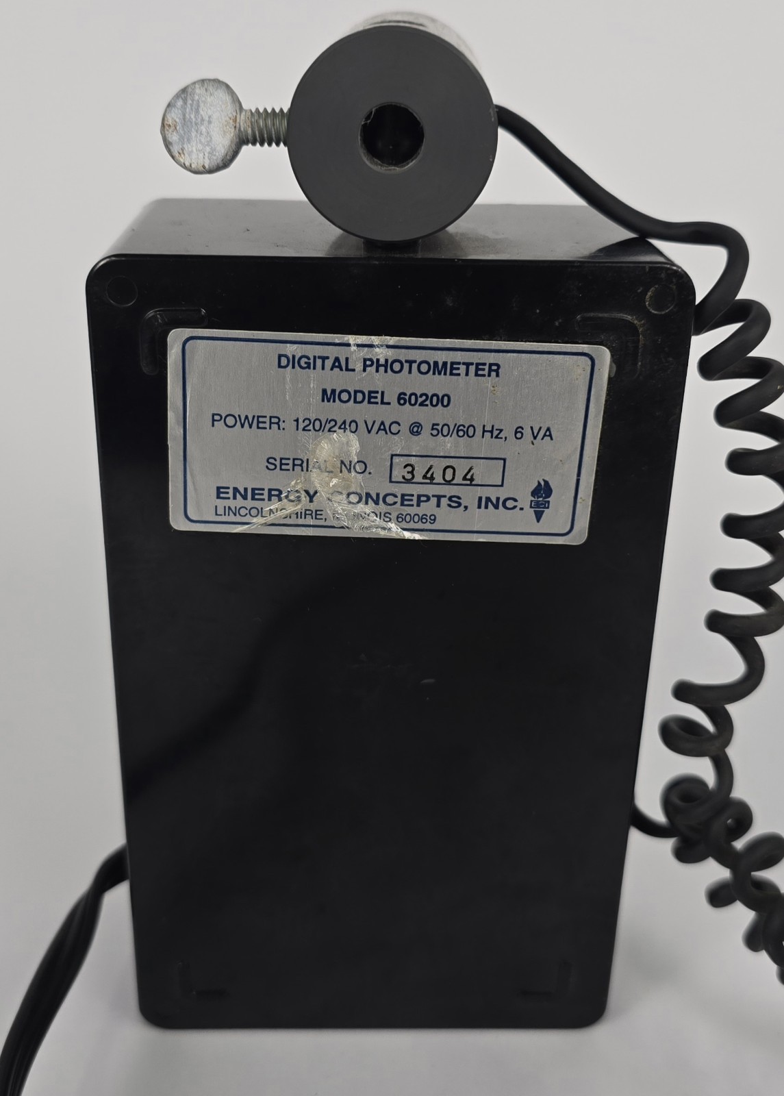 Genuine Energy Concepts Digital Photometer Model 60200 120 VAC