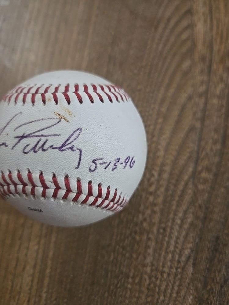 Jim Pittsley Autograph '96 Spring Training Baseball Royals Not Authenticated BX1