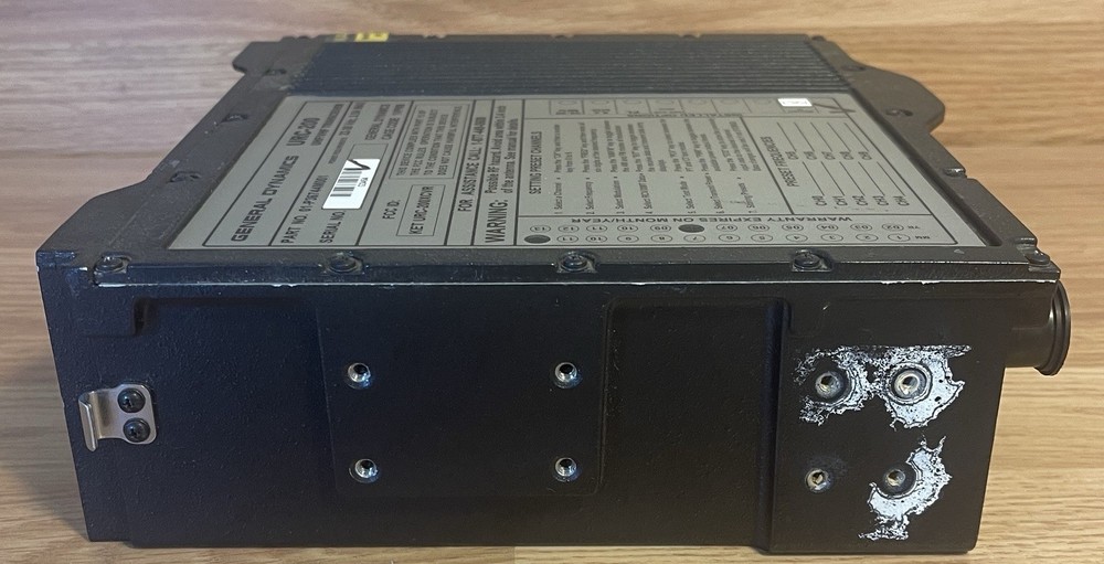 GENERAL DYNAMICS URC-200 VHF/UHF Transceiver Works Fine