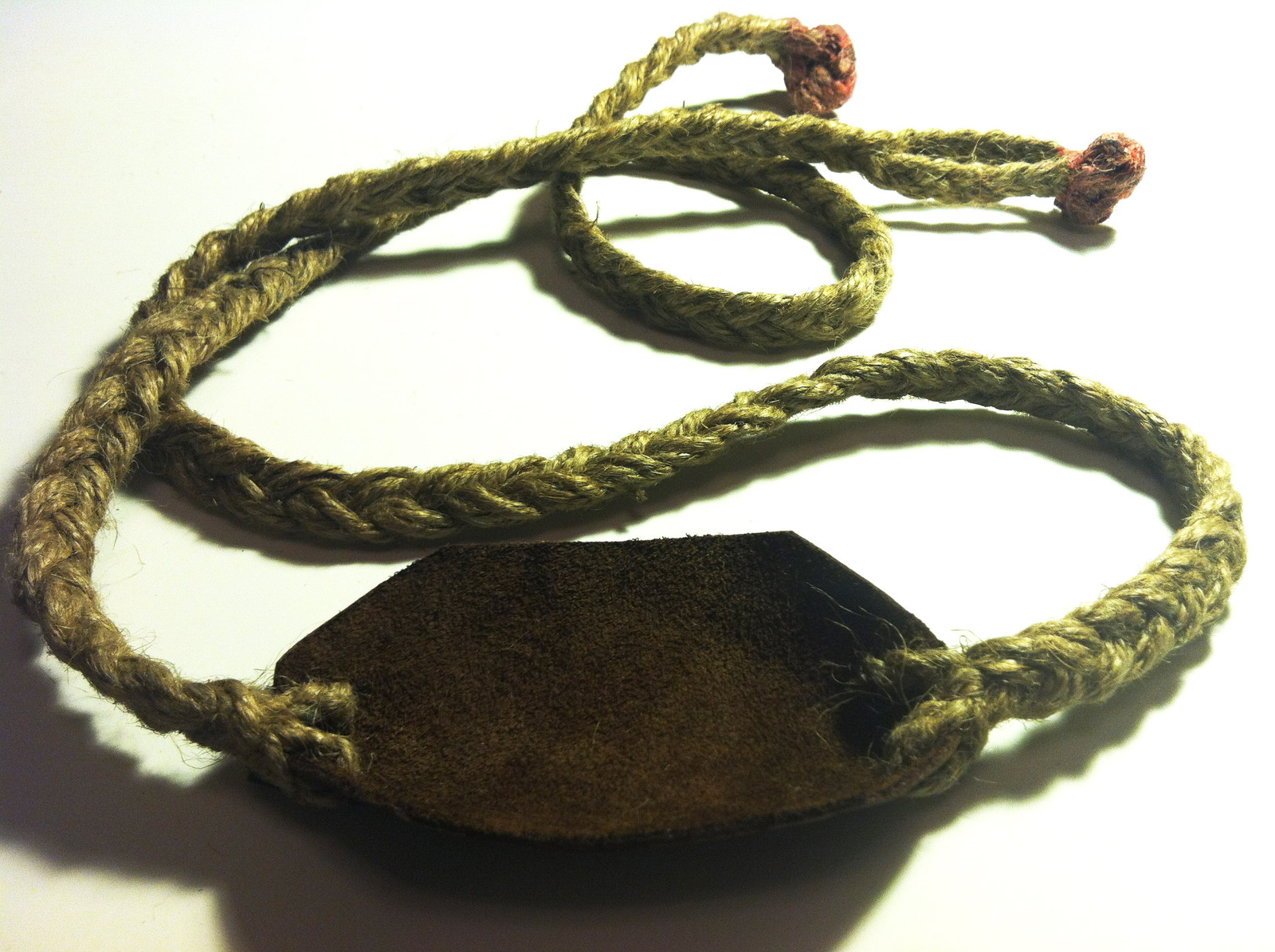 Leather Pouch Shepherd Sling = Old Fashioned Sling Shot