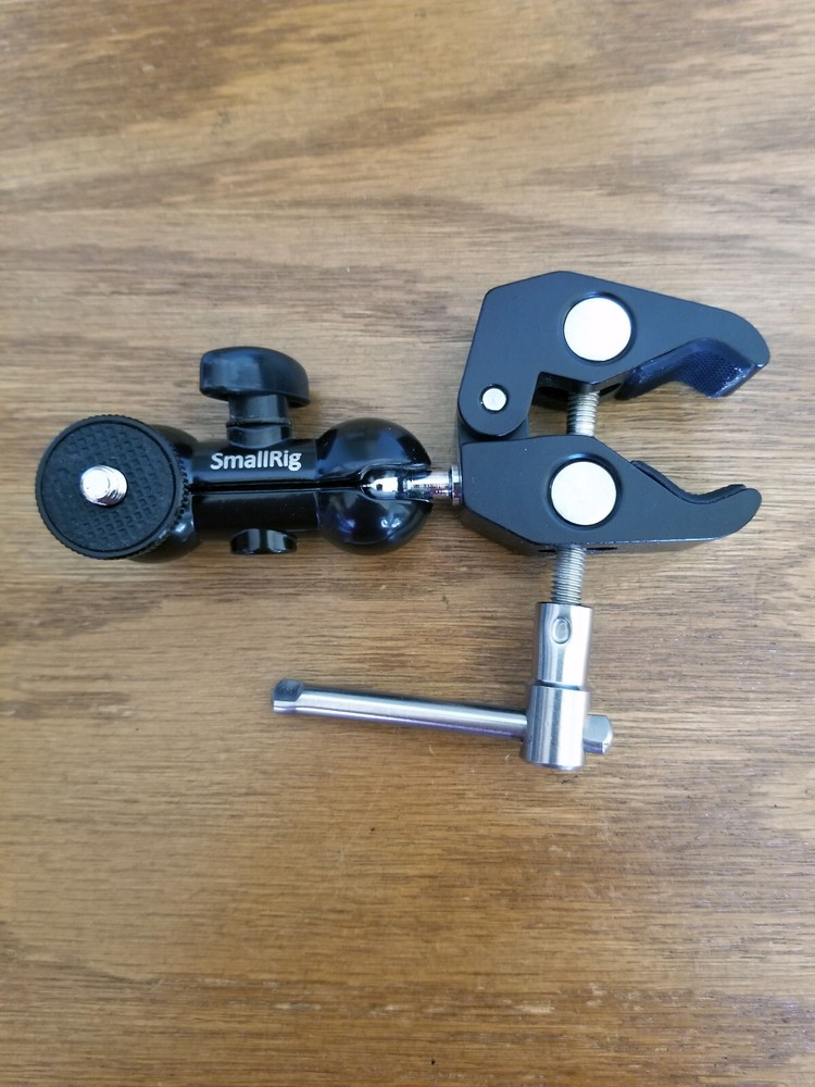 SmallRig Multi-Function Double Ball Head with Clamp 1/4" Screw Model 1138