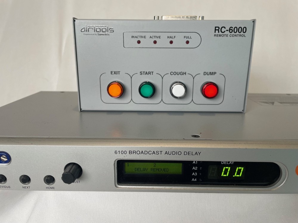 Symetrix Airtools 6100 AES Digital Audio Broadcast Profanity Delay w. Remote