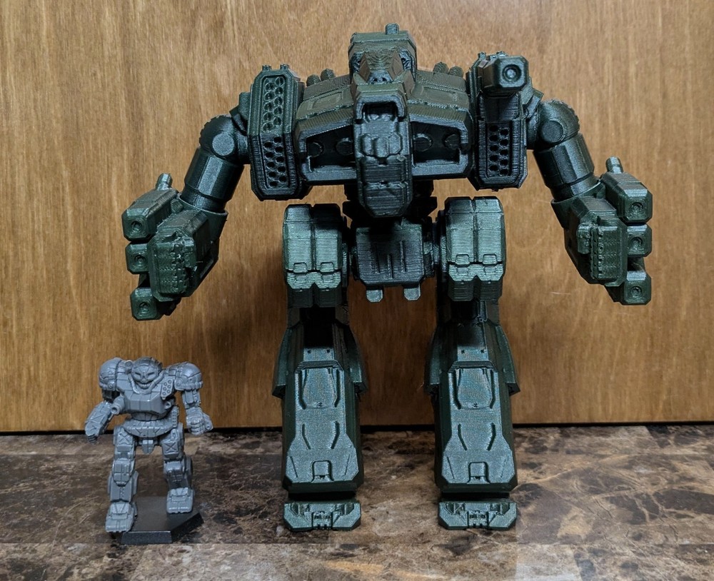 Mech Figurine - Hellfire; 7" Size, Articulated