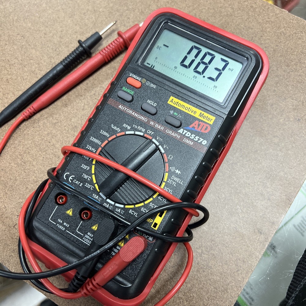 ATD Deluxe Auto Multimeter RPM, Temperature Function 5570K Digital Engine Tester