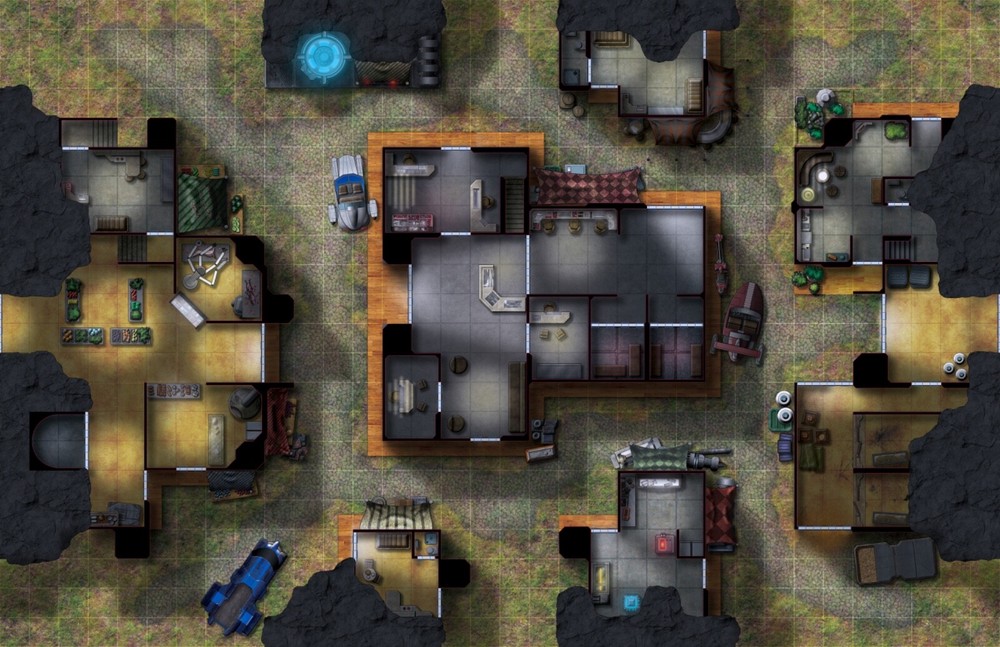 Scifi RPG Poster Maps