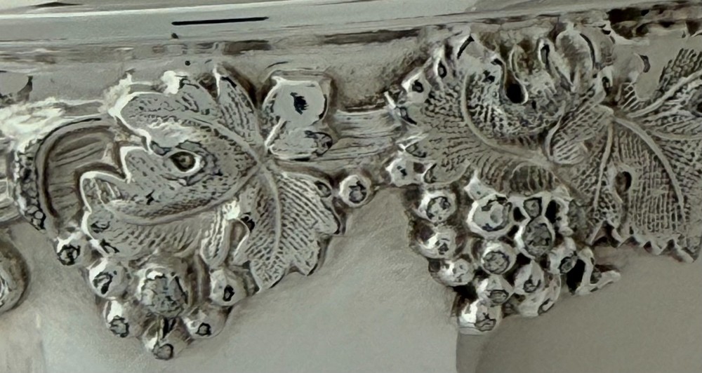 Antique Victorian E.G. Webster & Son Silverplate Banquet Pitcher 11” Grapevine