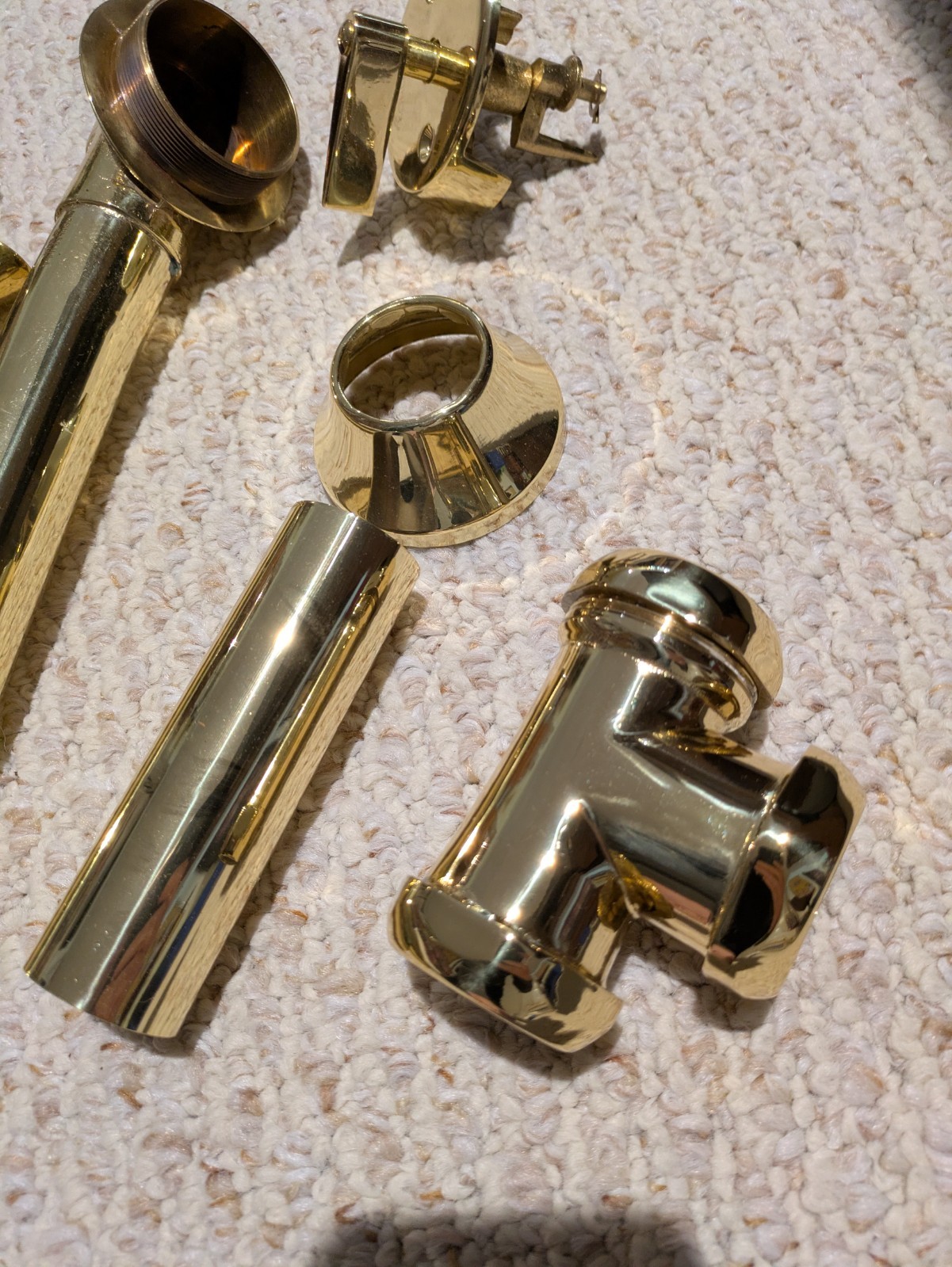 Kohler Vintage Bath Drain Kit - Polished Brass - 7178 - Restorations - Open Box