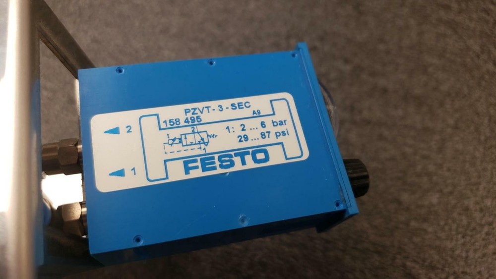 Festo LR-D-7-MIDI Custom Time Delay Sequencer Regulator PZVT-3-SEC