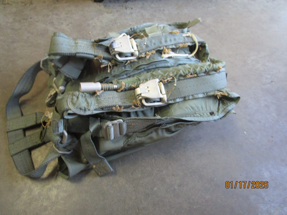Vintage Military Parachute Backpack