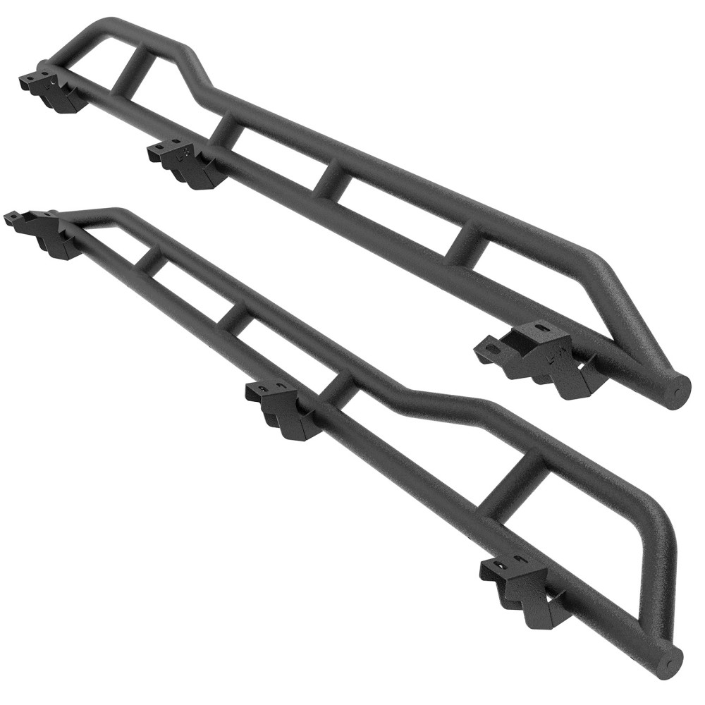 Fit 2007-2021 Toyota Tundra Crew Cab 4-door 2Pcs Steel Tube Slider Rocker Guards