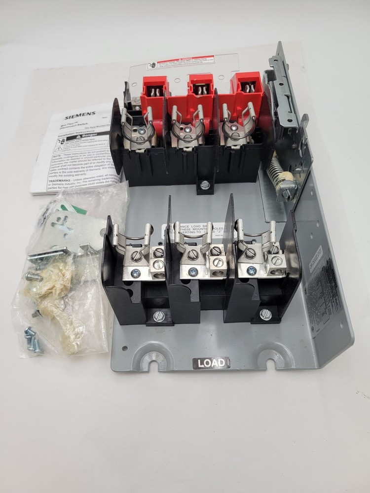 Siemens VBFS362 Panel Mounted Disconnect Switch 3P 60A 600V