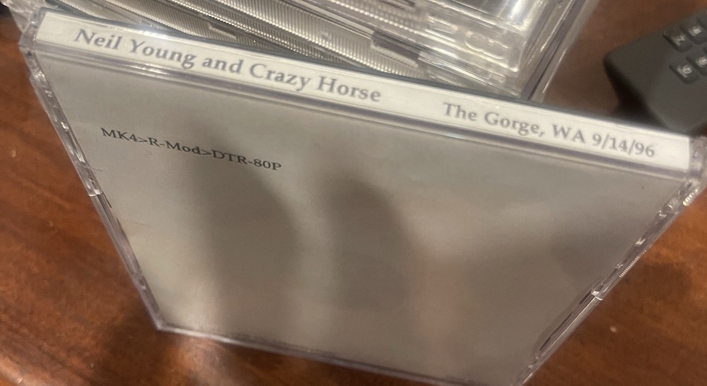 Neil Young And Crazy Horse The Gorge 1996 Cdrs