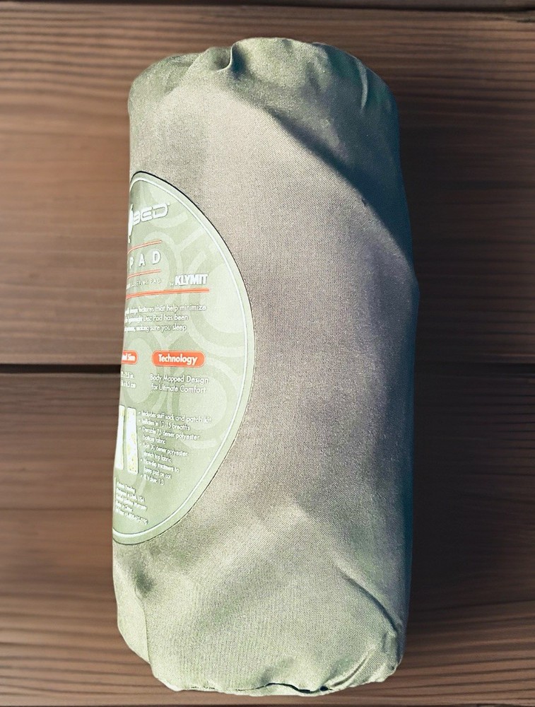 🏕️ KLYMIT Disc-O-Bed Disc Pad Full Sized Lightweight Inflatable Sleeping Pad