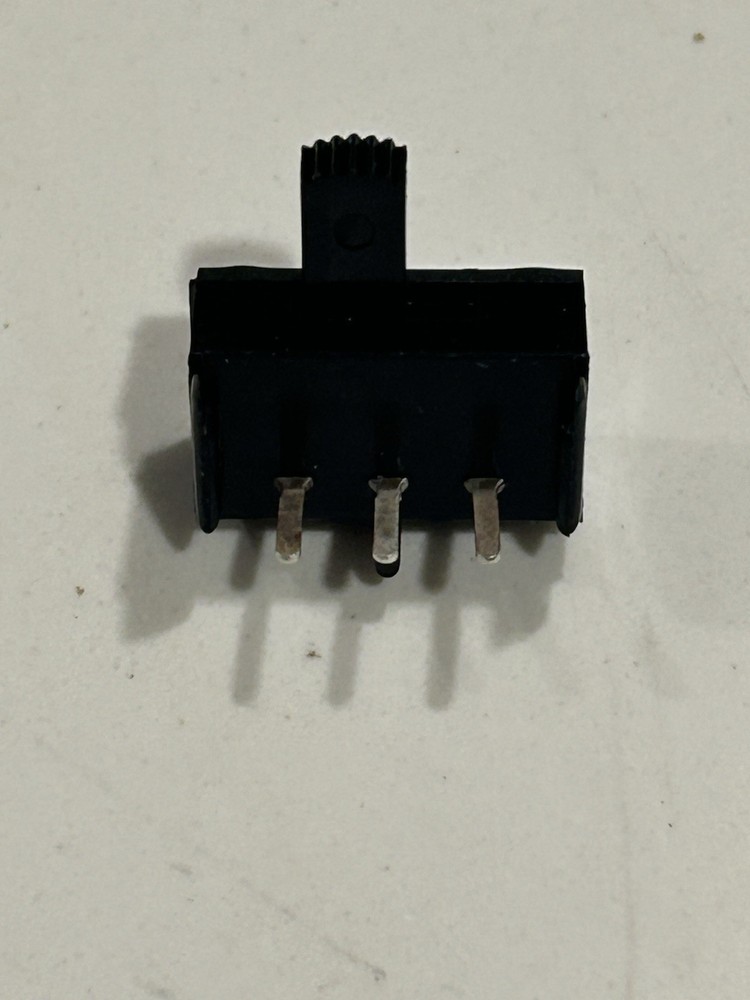 1- 2 Position 3Pins SPDT Right Angle Panel Mount Slide Switch 120v 1amp.