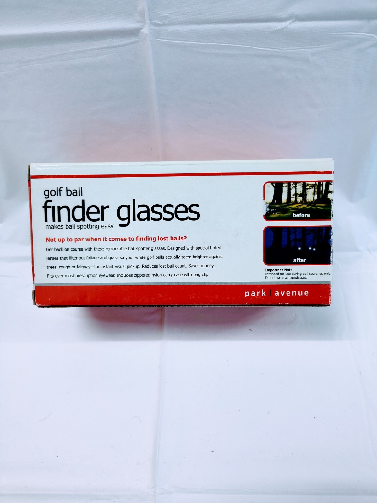 Park Avenue Golf Ball Finder Glasses With Carry Pouch