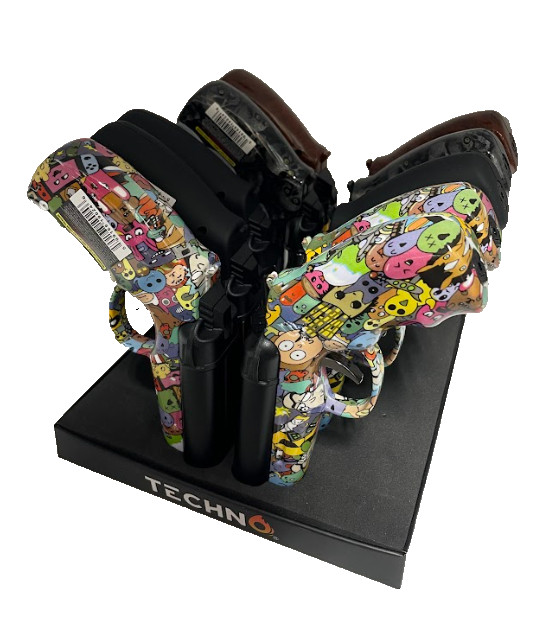 LIG Techno Torch 6" Double Barrel Torch Gun – Assorted Designs 1CT