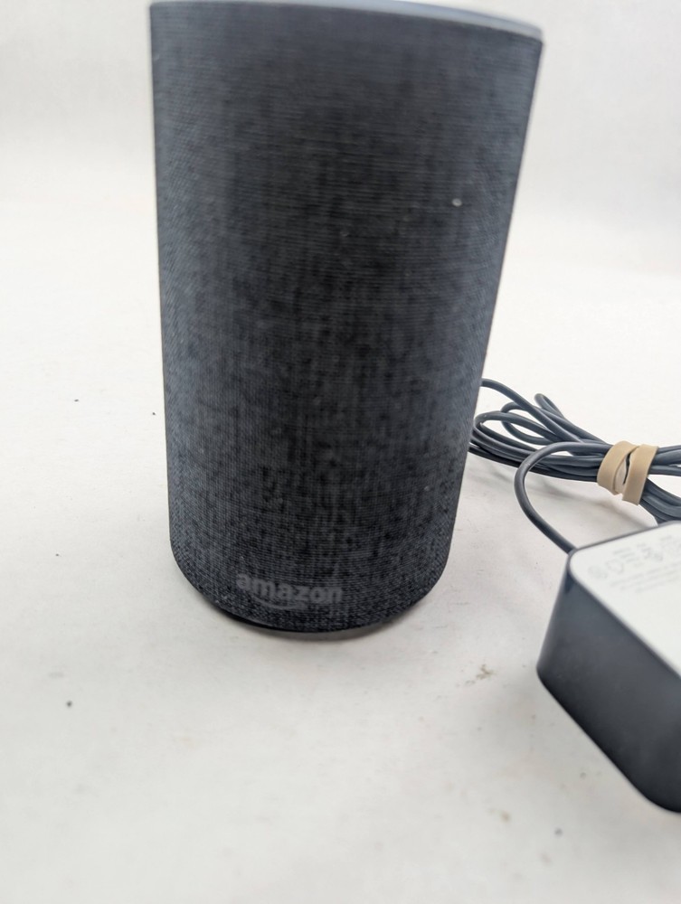 Amazon Echo 2nd Gen Smart Speaker Alexa Dolby Processing Charcoal Fabric