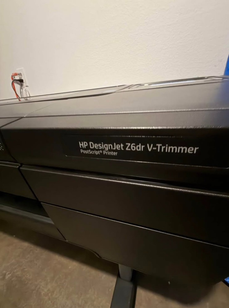 HP DesignJet Z6dr V-Trimmer 44" PostScript Plotter — Large Format — Local