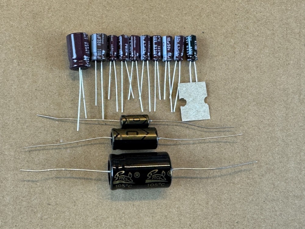 Technics SP-10 Recap Kit Turntable Capacitor Set