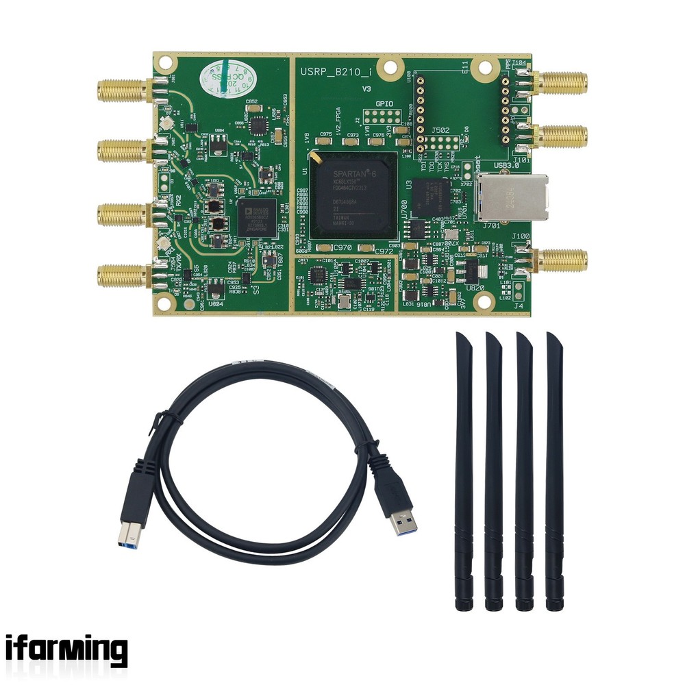 USDR B210 SDR Development Board 50M–6GHz USB3.0 Open-Source UHD Compatible