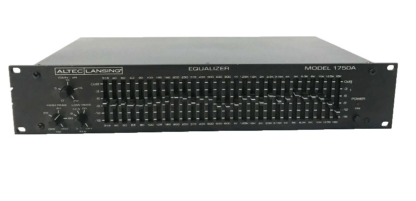 Altec Lansing 1653A Equalizer Graphic 29 Band UNTESTED