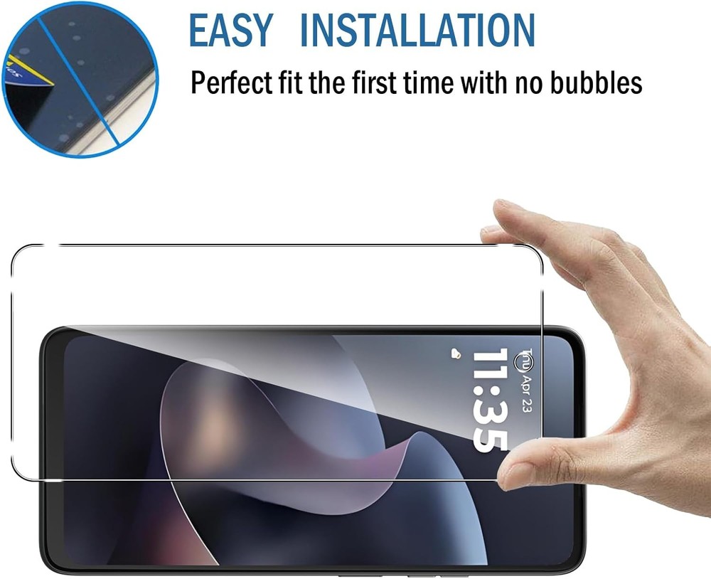 2+2 Pack for Moto G 2026/2025 Screen Protector with Camera Lens Protector