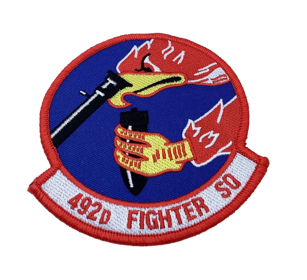 492d Fighter Squadron Patch – With hook and loop