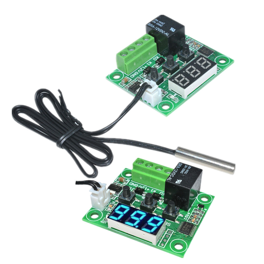 DC 12V W1209 Digital Blue LED Thermostat Temperature Control Switch Sensor