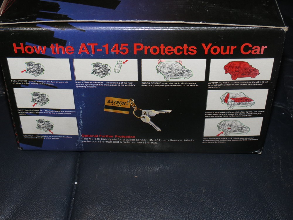 Batron magnetic Card Controlled Vehicle Security System NOS