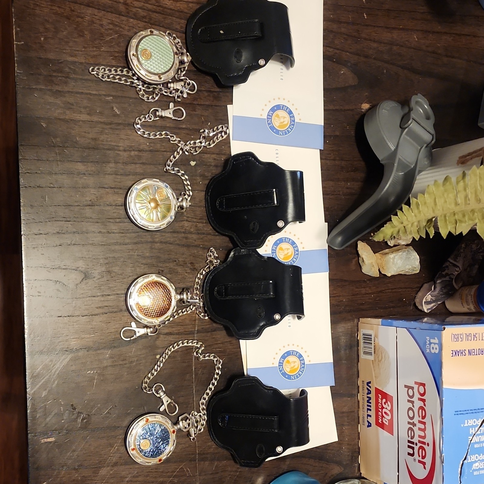 Franklin Mint Collector Star Trek Pocket Watches Set of 4