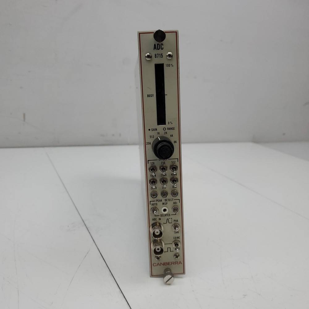 Canberra ADC 8715 NIM BIN Module for Nuclear Spectroscopy