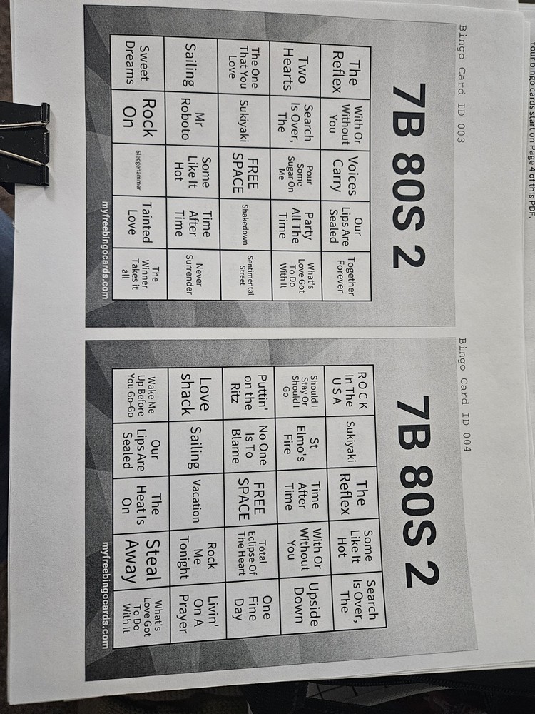 MUSIC BINGO SYSTEM ON EVERYTHING ON A USB FLASH DRIVE