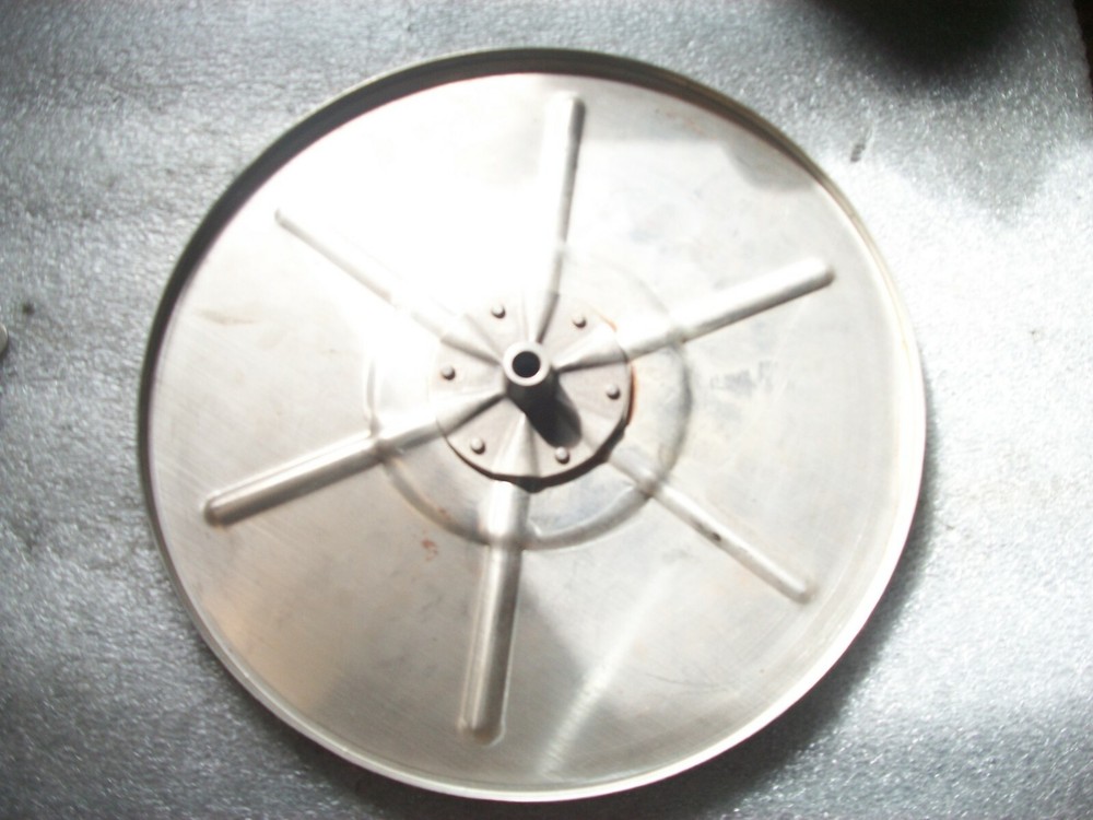 PHONOGRAPH MOTOR AND 12" PLATTER***MOTOR REBUILT***