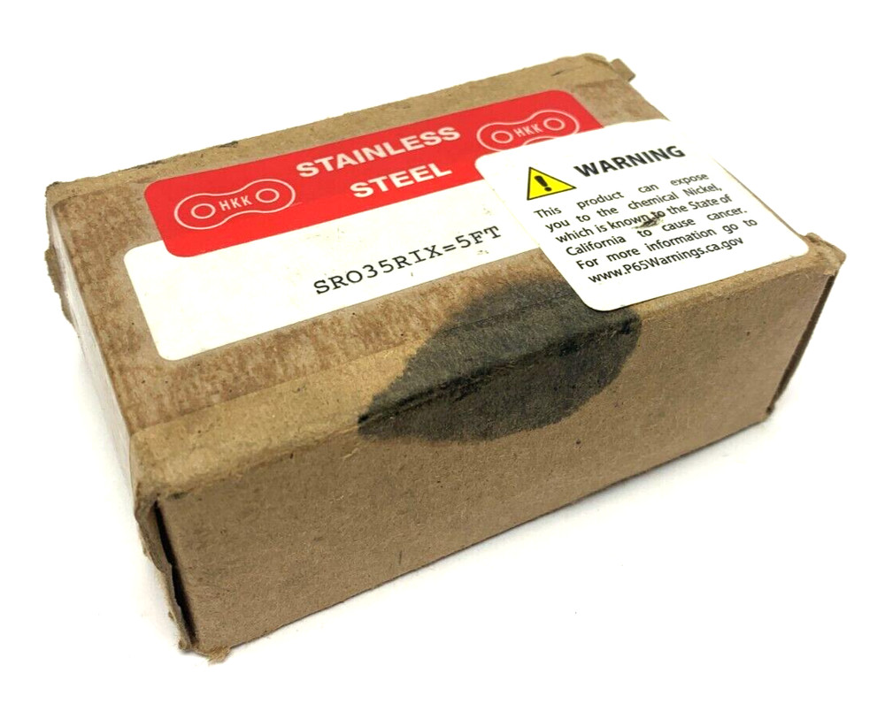 HHK Chain SR035RIX=5FT Stainless Steel Roller Chain Link 5'