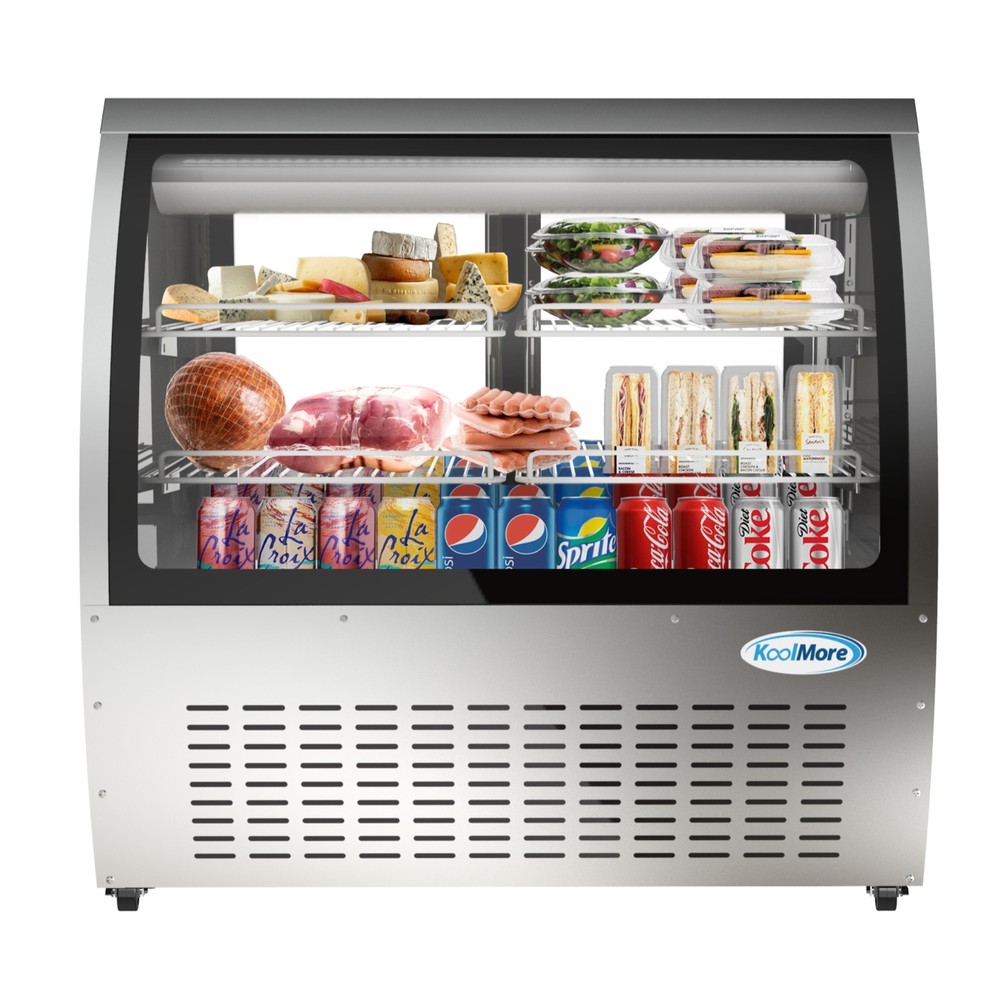Koolmore RD18C-SS Refrigerated Deli Display Case