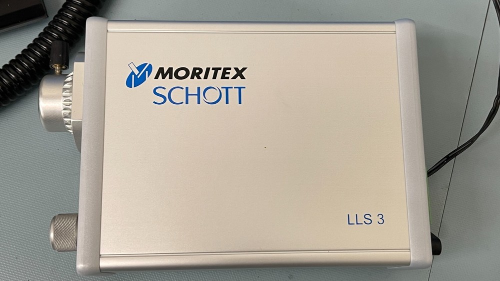 Moritex Schott LLS3 A20970.1/6000/EU LED Light Source Illuminator W/ A08906