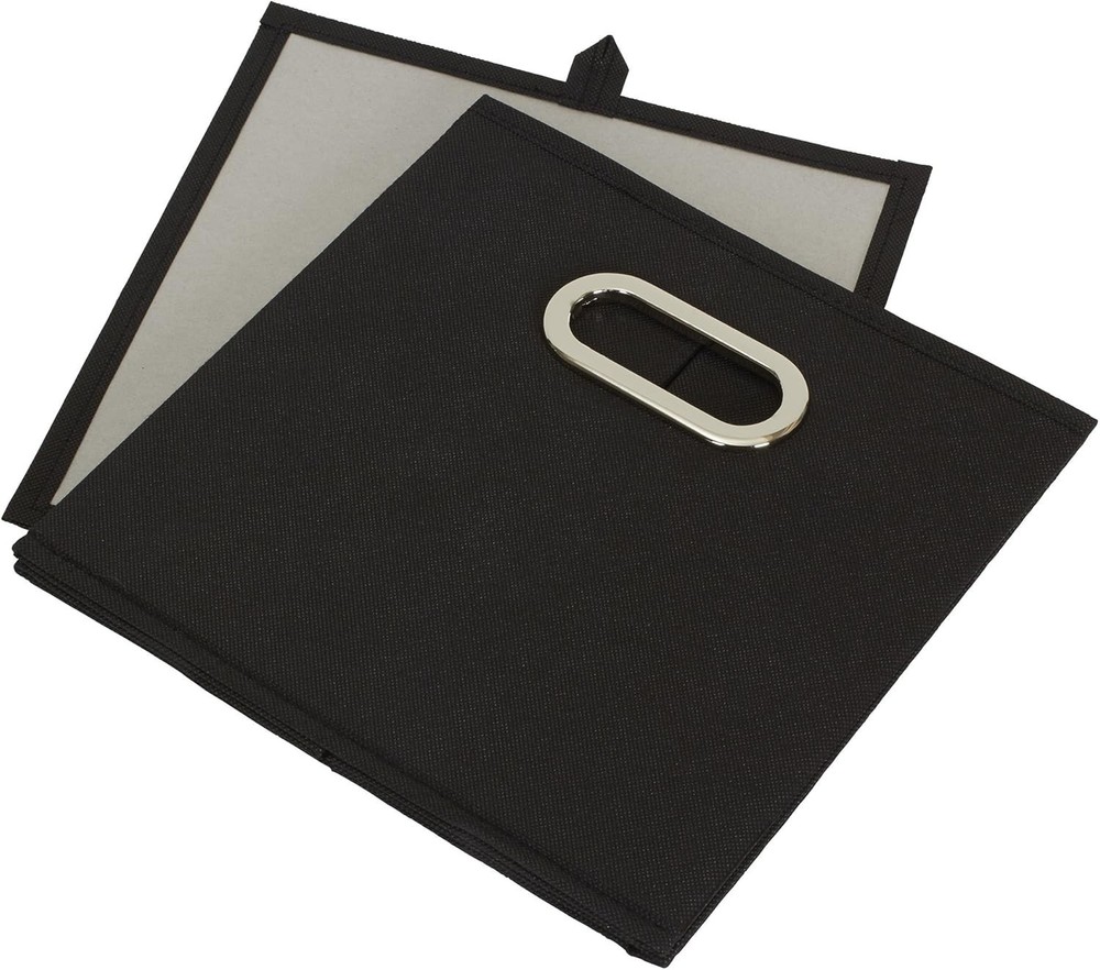 Household Essentials Foldable Fabric Storage Cubes 6-Pack – 11X11X11 Stackable N