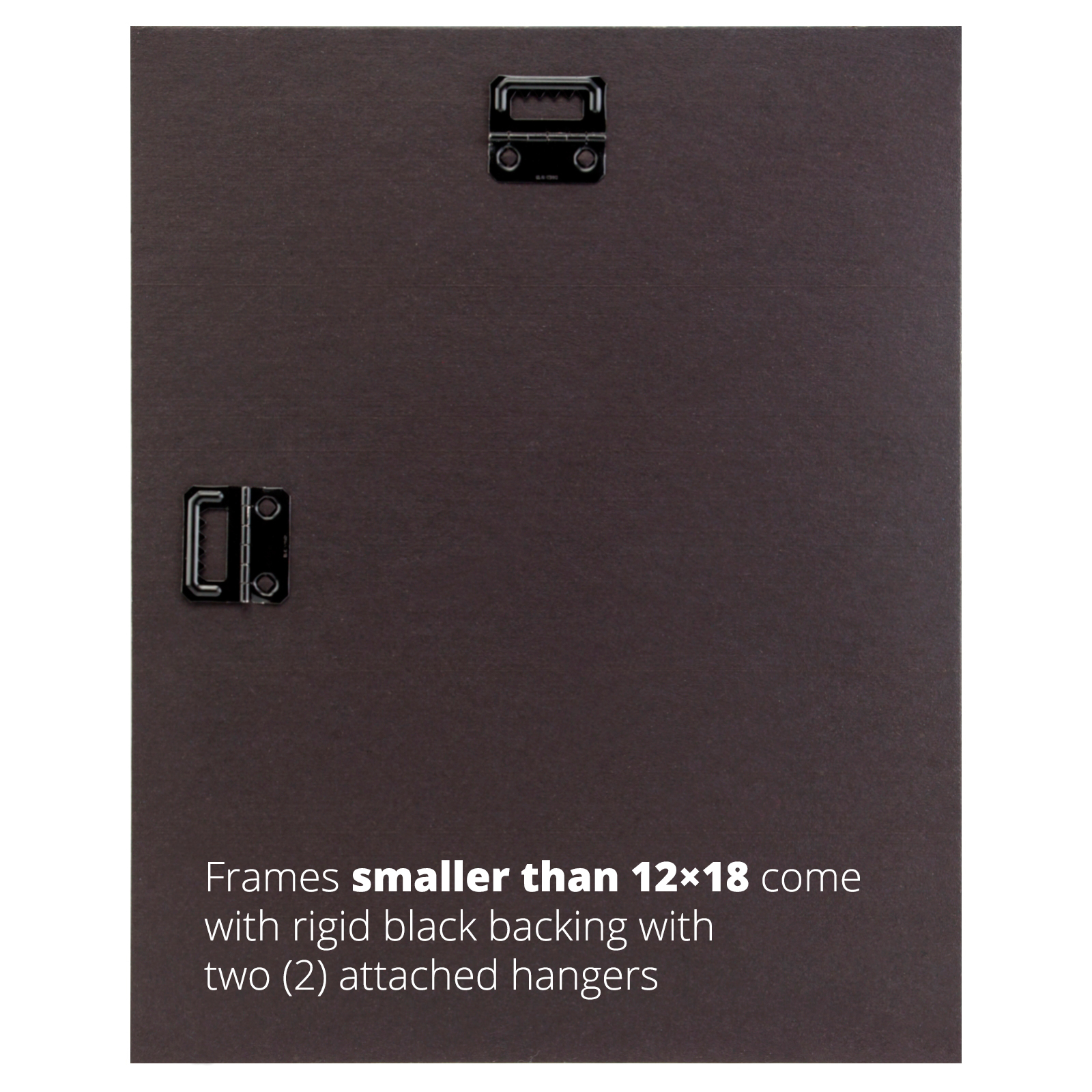 Craig Frames Complete 7x12 CD Display Black Frame with Glass and Matting