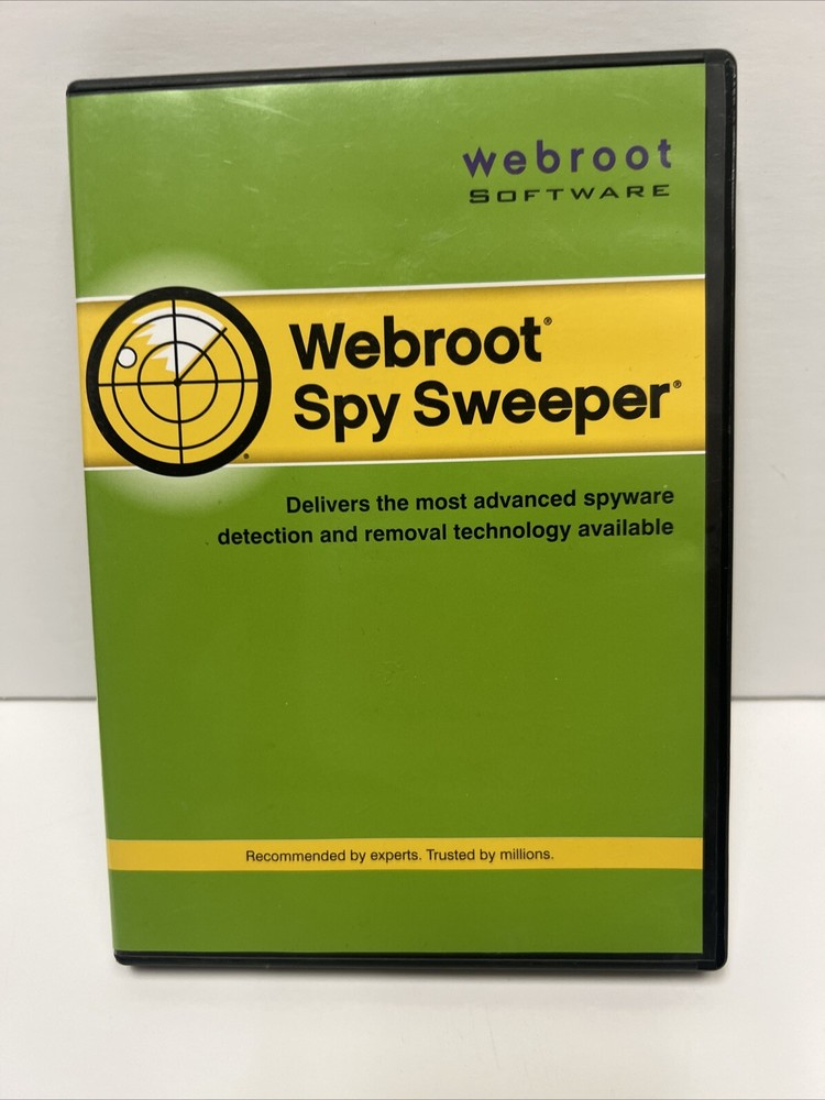Webroot Software, Spy Sweeper, Windows, 2003-2007 (Excellent CD-Rom, With Code)
