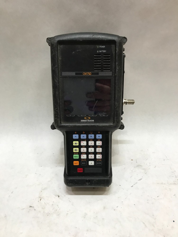Sunrise Telecom CM750 ANALOG & DIGITAL SLM NETWORK ANALYZER UNTESTED AS IS! - DW
